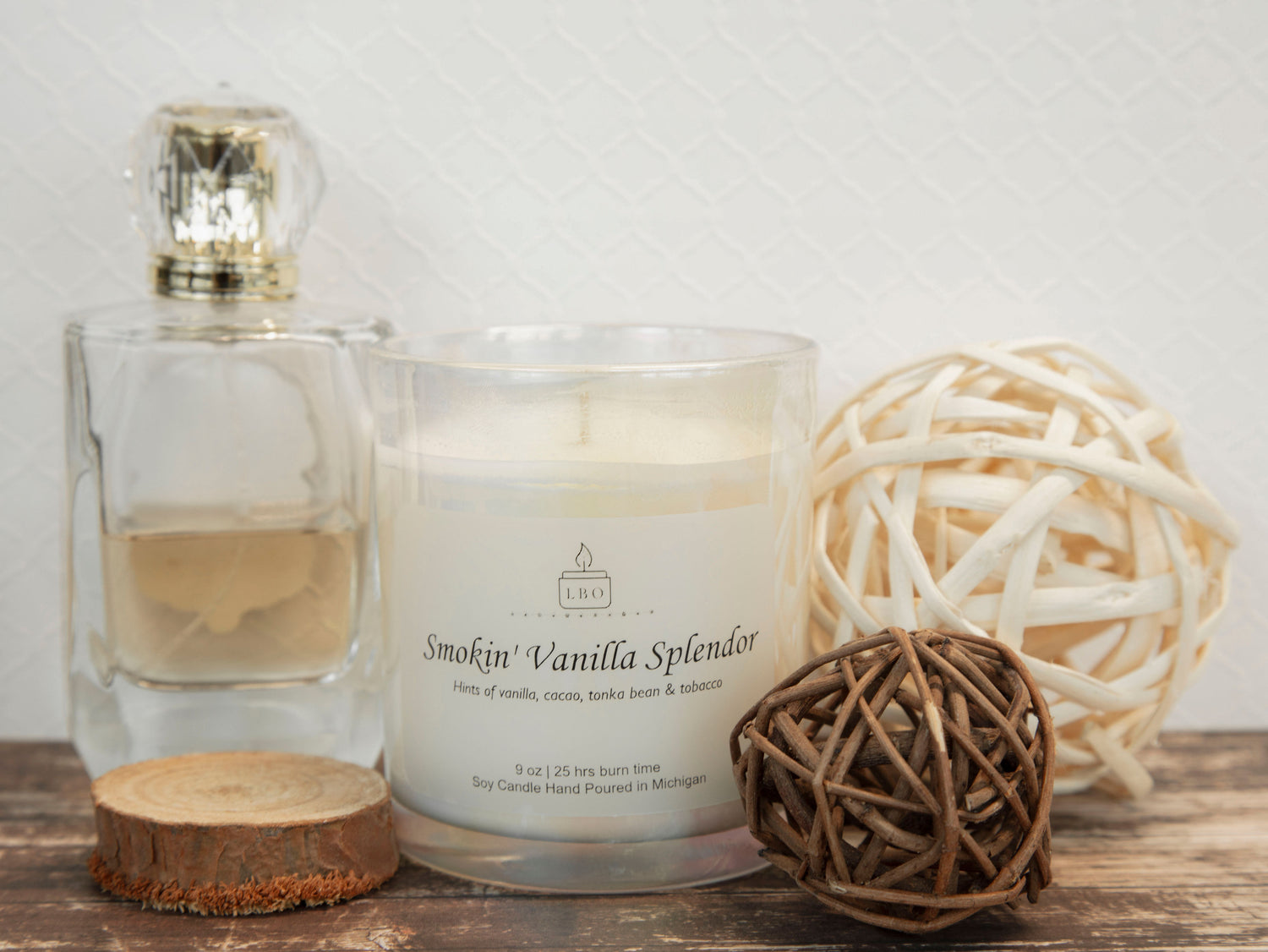Smokin' Vanilla Splendor Candle