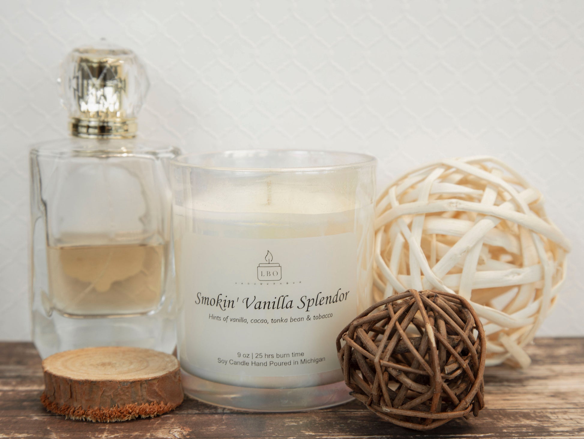 Smokin' Vanilla Splendor Candle